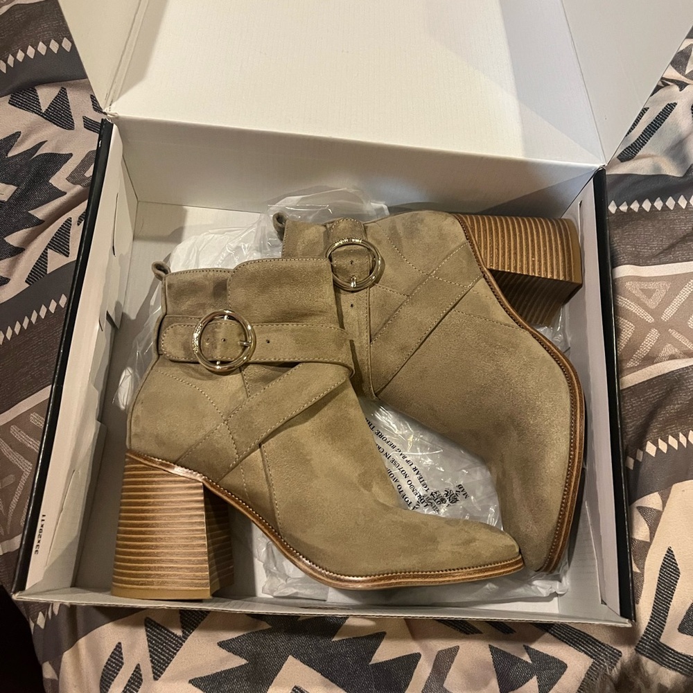 Women's Nine West Belted Ankle Boots